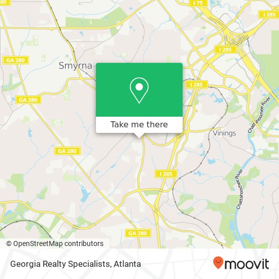 Georgia Realty Specialists map