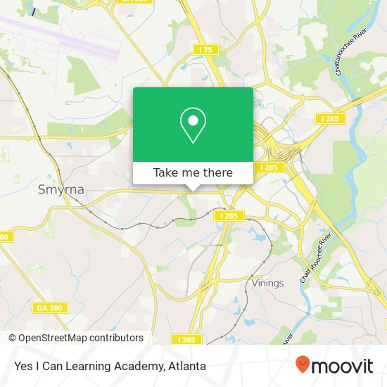 Yes I Can Learning Academy map