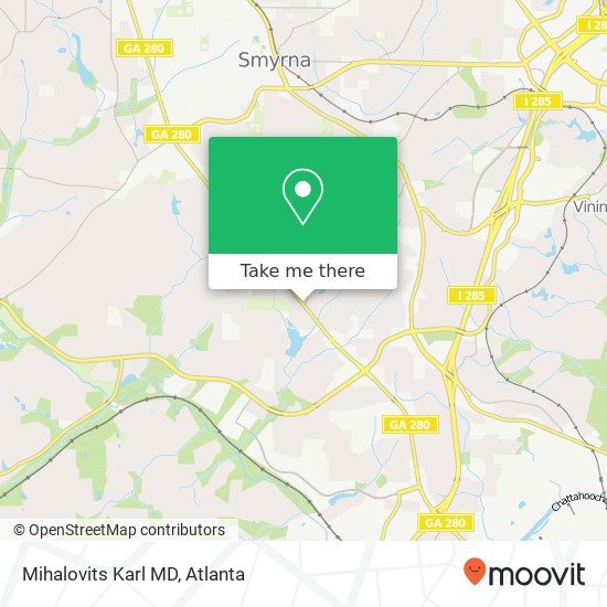 Mihalovits Karl MD map