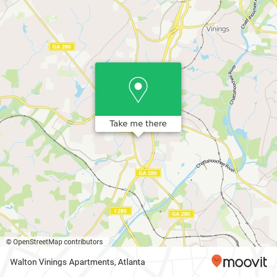 Mapa de Walton Vinings Apartments