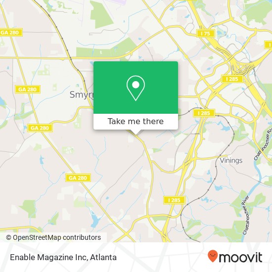 Enable Magazine Inc map