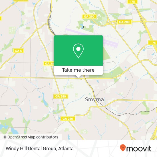 Windy Hill Dental Group map