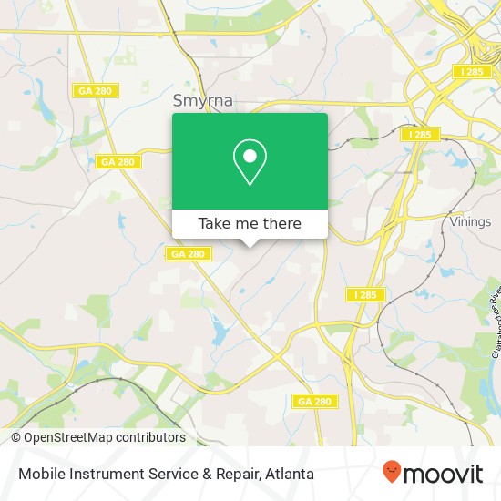 Mobile Instrument Service & Repair map