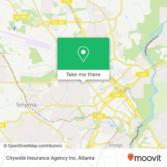 Citywide Insurance Agency Inc map