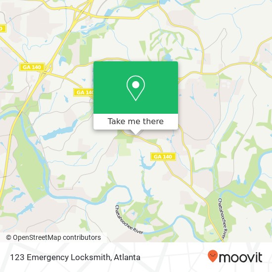 Mapa de 123 Emergency Locksmith