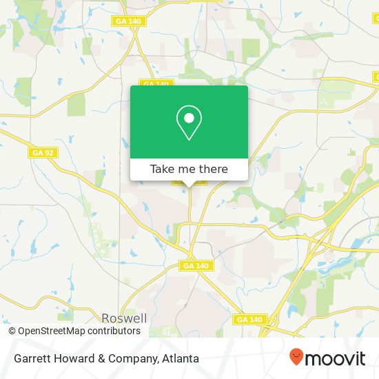 Garrett Howard & Company map