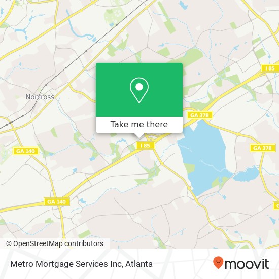 Metro Mortgage Services Inc map