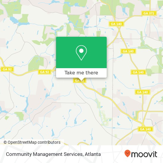 Community Management Services map