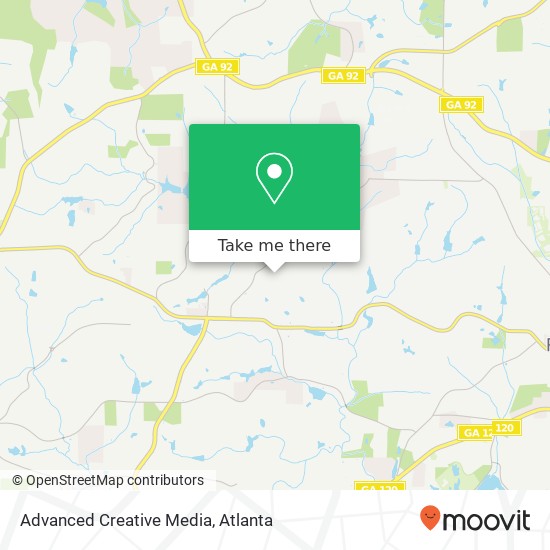 Mapa de Advanced Creative Media