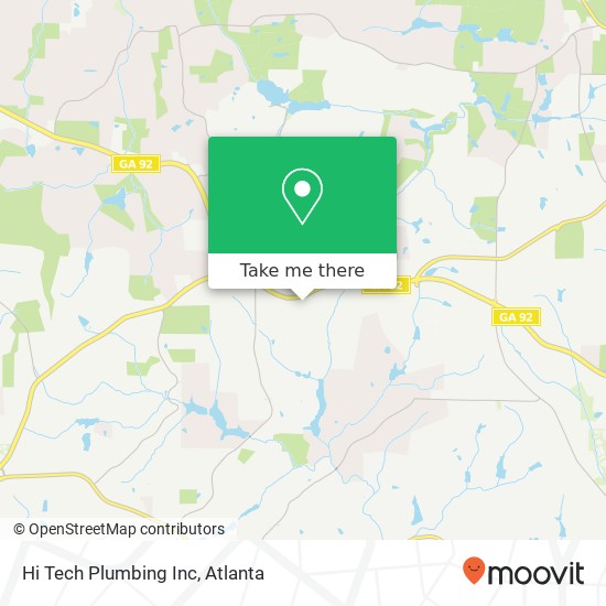 Hi Tech Plumbing Inc map