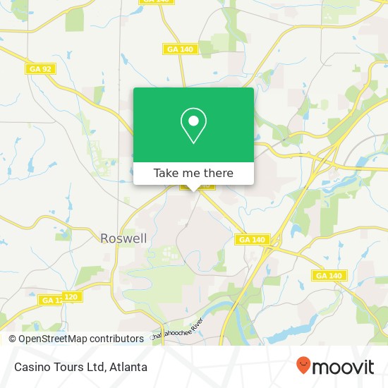 Mapa de Casino Tours Ltd