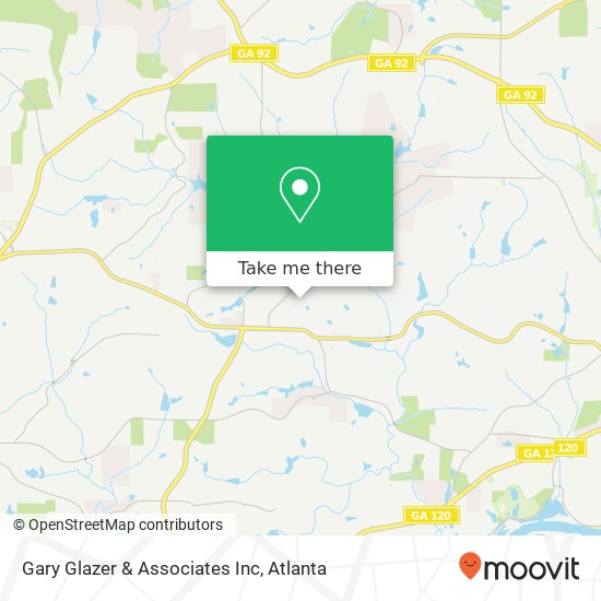 Gary Glazer & Associates Inc map