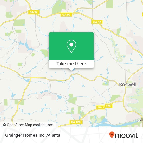 Grainger Homes Inc map