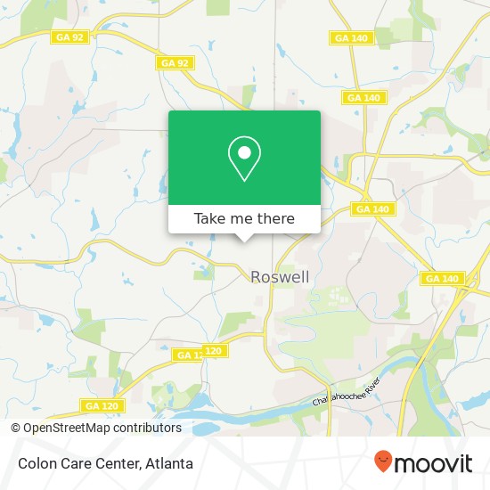Colon Care Center map