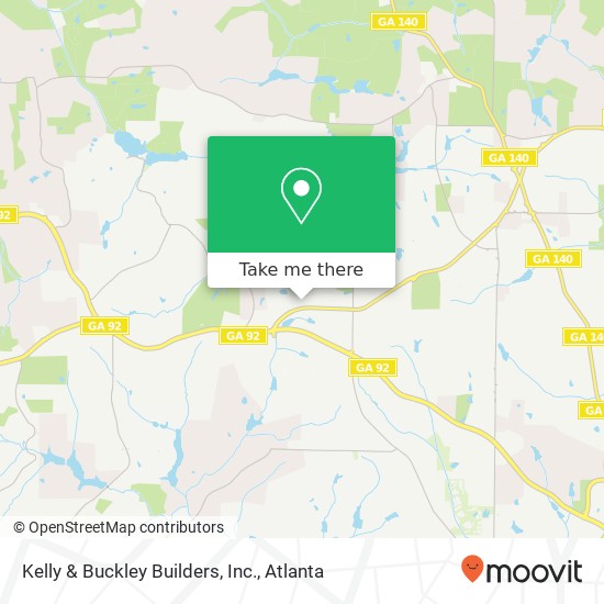 Mapa de Kelly & Buckley Builders, Inc.