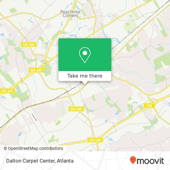 Mapa de Dalton Carpet Center