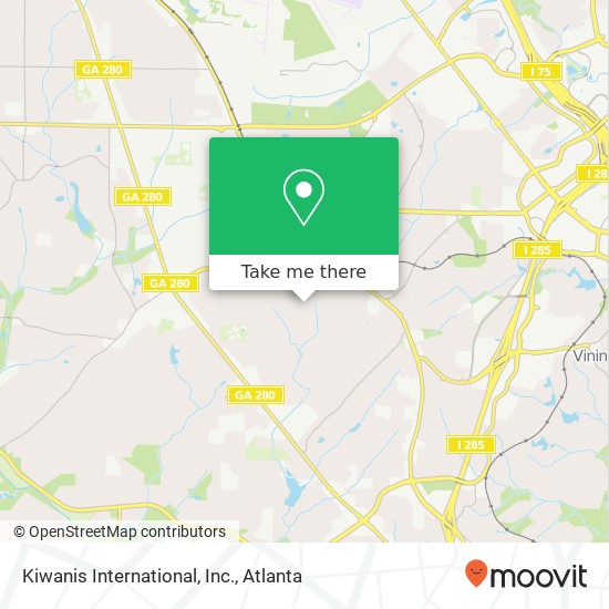 Kiwanis International, Inc. map