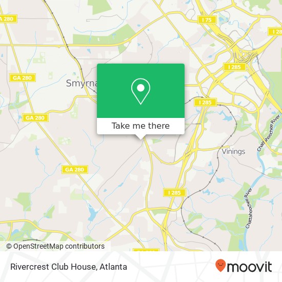 Mapa de Rivercrest Club House