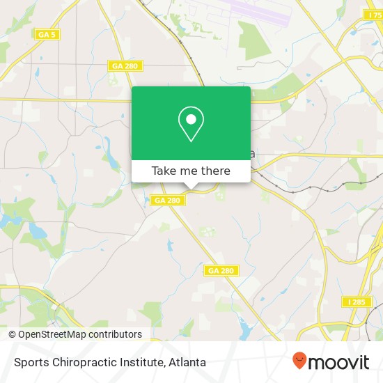 Sports Chiropractic Institute map