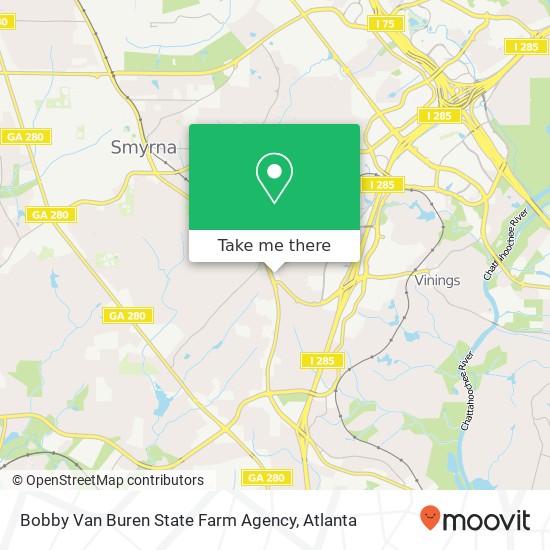Bobby Van Buren State Farm Agency map