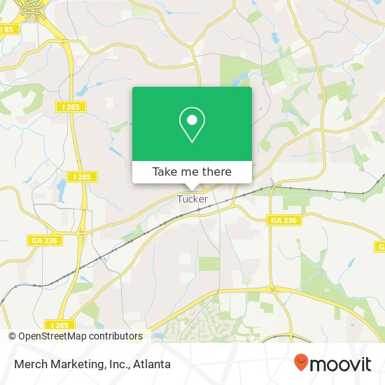 Merch Marketing, Inc. map