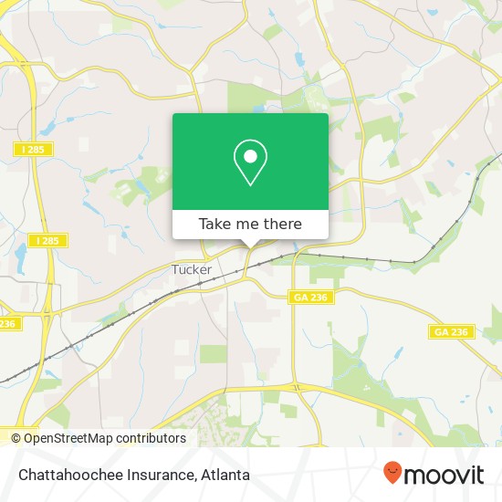 Chattahoochee Insurance map