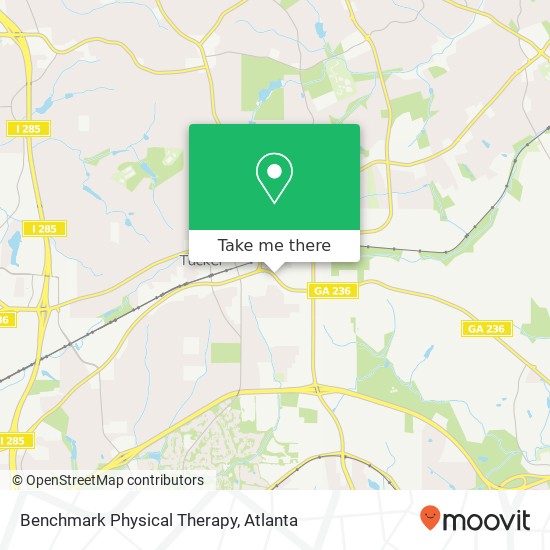 Mapa de Benchmark Physical Therapy