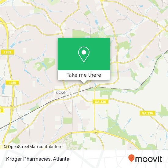 Mapa de Kroger Pharmacies