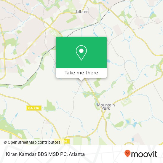 Mapa de Kiran Kamdar BDS MSD PC