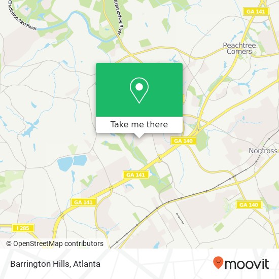 Mapa de Barrington Hills