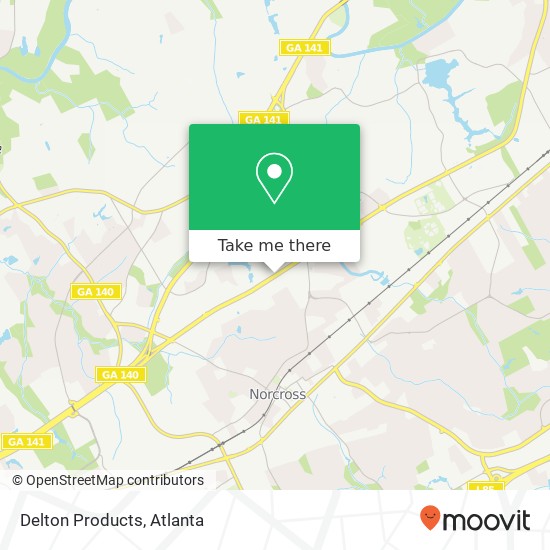 Delton Products map