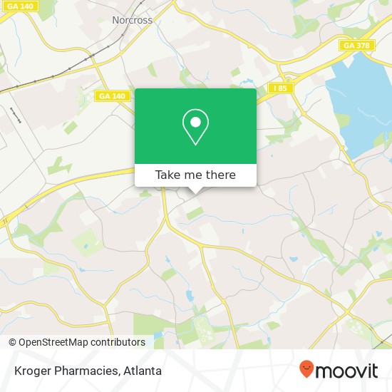 Mapa de Kroger Pharmacies