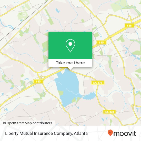 Liberty Mutual Insurance Company map