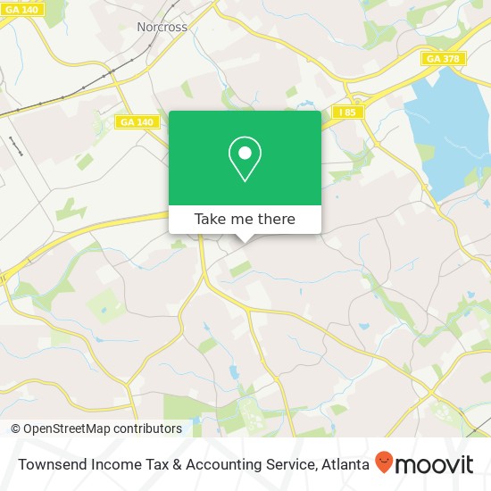 Townsend Income Tax & Accounting Service map