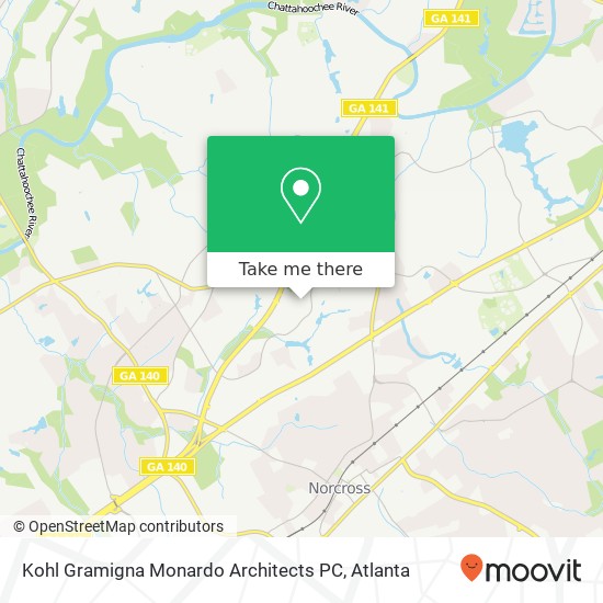 Mapa de Kohl Gramigna Monardo Architects PC