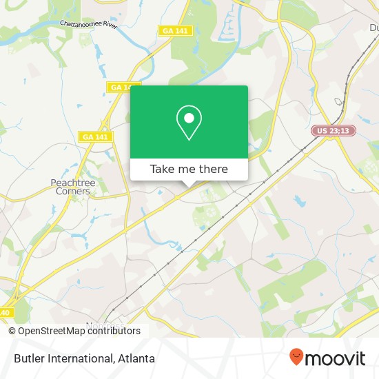 Mapa de Butler International