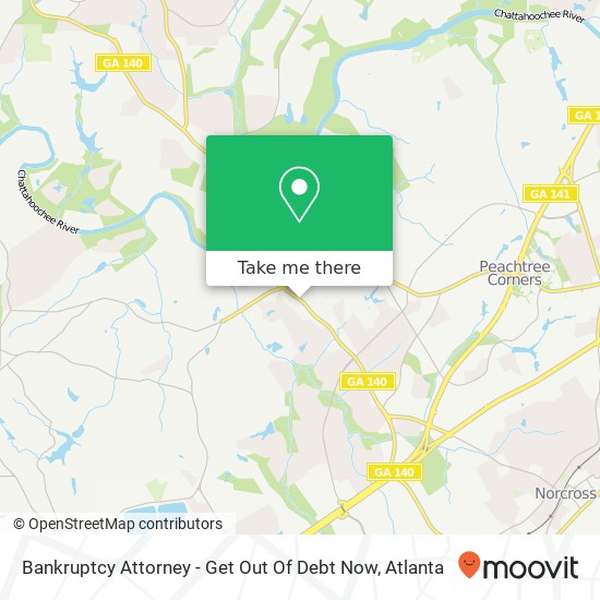 Mapa de Bankruptcy Attorney - Get Out Of Debt Now