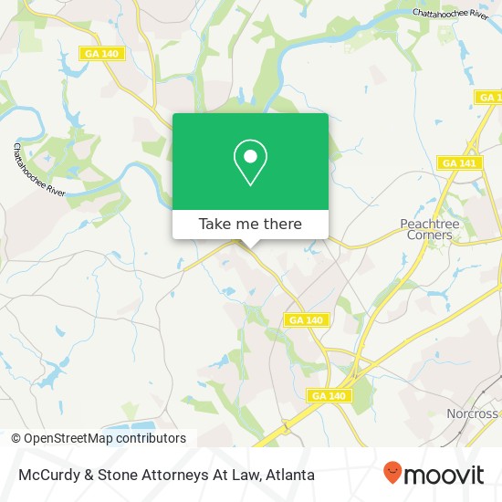 Mapa de McCurdy & Stone Attorneys At Law