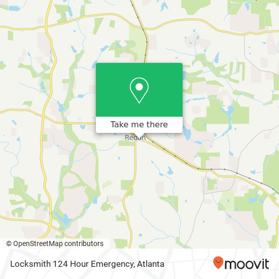 Locksmith 124 Hour Emergency map