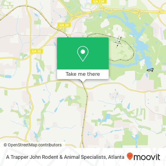 A Trapper John Rodent & Animal Specialists map