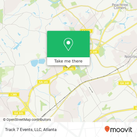 Mapa de Track 7 Events, LLC