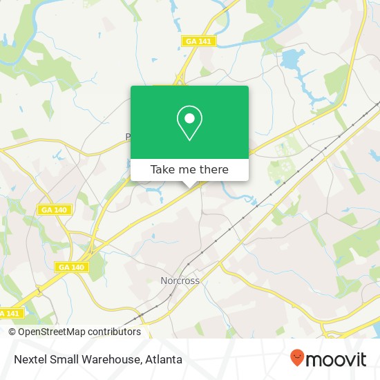 Nextel Small Warehouse map