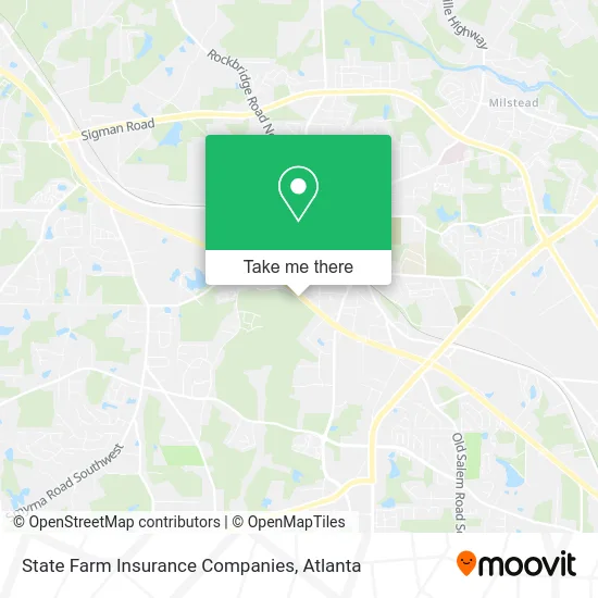 State Farm Insurance Companies map