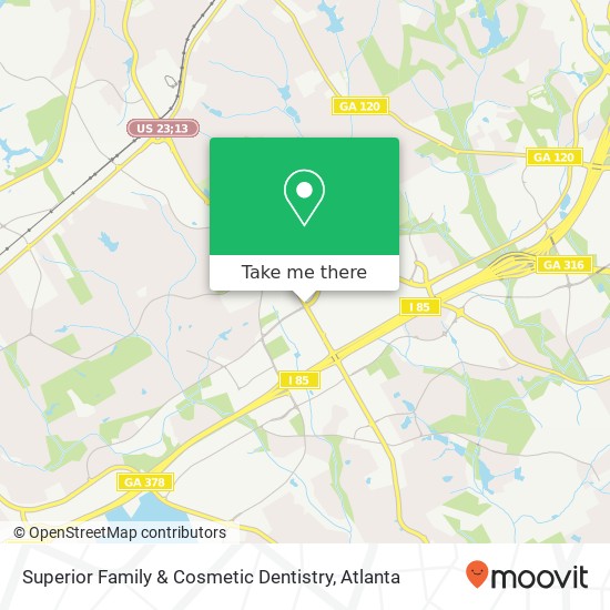 Superior Family & Cosmetic Dentistry map