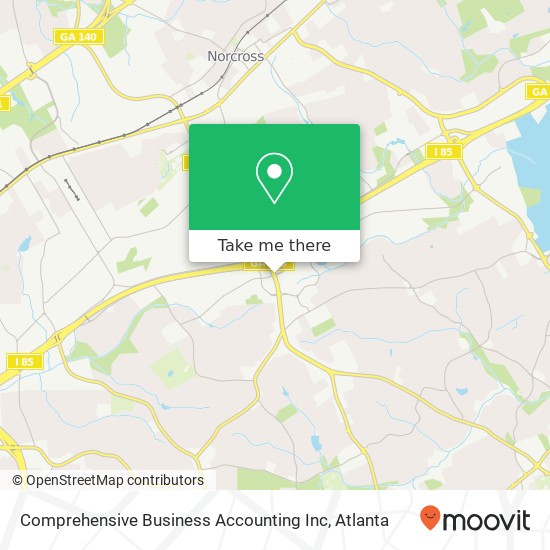 Comprehensive Business Accounting Inc map