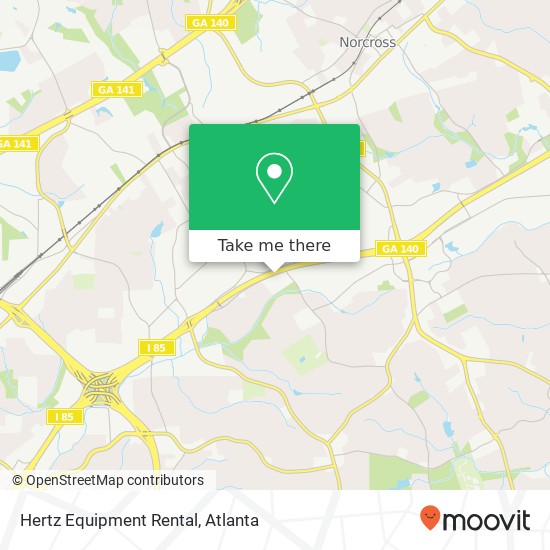 Mapa de Hertz Equipment Rental