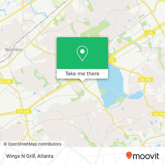 Mapa de Wings N Grill