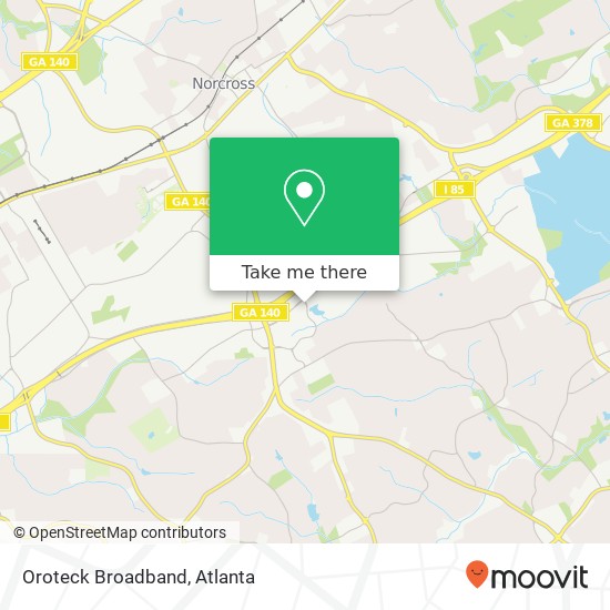 Oroteck Broadband map