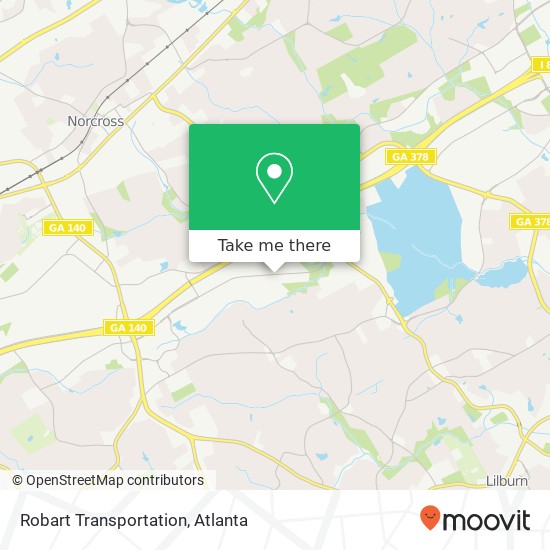 Mapa de Robart Transportation