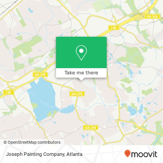 Mapa de Joseph Painting Company